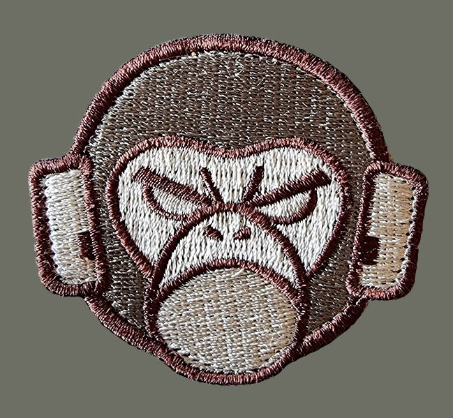 Patc Angry Monkey - 7 euros