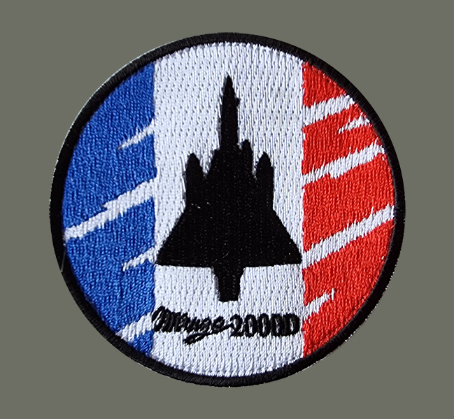 Patch rond 2000 tricolore - 7 euros