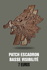 Patch escadron basse visbilité  - 7 euros