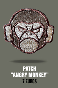 Patch Angry Monkey - 7 euros