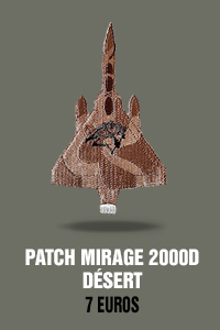 Patch Mirage 2000D désert - 7 euros