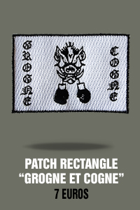 Patch Grogne et Cogne  - 7 euros