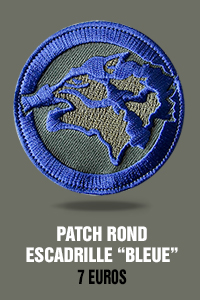 Patch rond bleue - 7 euros